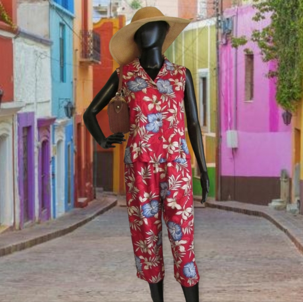 Two Piece Tank Top and Matching Bottoms